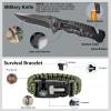 EILIKS Survival Gear, Survival Kit and Equipment 19 in 1, Gifts for Men Dad Husband Women Him Valentines Day, Christmas Stocking Stuffers, Camping Accessories view 4