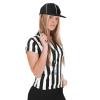 SATINIOR 6 Pcs Women Referee Costume Black and White Stripe Ref Shirt Jersey Shorts Referee Hat for Halloween Party Cosplay(3X-Large) view 3