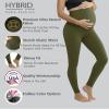 Hybrid & Company Women's Super Comfy Stretch Maternity Leggings LM48224 8826 Olive M view 2