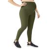 Hybrid & Company Women's Super Comfy Stretch Maternity Leggings LM48224 8826 Olive M view 4