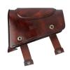 TOURBON Leather Cheek Riser Rest Buttstock Protective Holder Slip on Recoil Pad Buttstock view 2