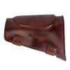 TOURBON Leather Cheek Riser Rest Buttstock Protective Holder Slip on Recoil Pad Buttstock view 3