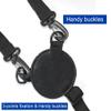 Syansju Archery Back Arrow Quiver, Canvas Arrow Holder, Shoulder Hanged Adjustable Quiver for Arrows, Archery Quiver with Front Pockets (Black) view 3