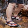 CAMEL CROWN Men's Waterproof Hiking Sandals Closed Toe Water Sandals Athletic Sport Sandals for Summer Outdoor Beach Wading Boat for Hiker Gray/Orange 7.5 view 2