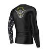 DIYUME Mens Hello Gestures BJJ Rashguard Sublimated Team Sweatshirts Jersey, Black XXL view 2