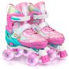 Roller Skates for Kids Girls Boys 4 Size Adjustable Kids Roller Skates with Wheels Light up for Children, Teens, Beginner & Advance, Indoor Outdoor view 1