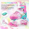 Roller Skates for Kids Girls Boys 4 Size Adjustable Kids Roller Skates with Wheels Light up for Children, Teens, Beginner & Advance, Indoor Outdoor view 4