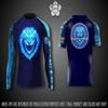 DIYUME Custom Logo Text Ranked Rash Guard NoGi Tee for Brazilian Jiu Jitsu Wrestling Grappling, Long Sleeves, Men XS view 2