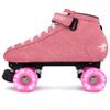 Bont Skates - Prostar Bubblegum Pink Suede Professional Roller Skates with Glow Light Up Led Wheels - Indoor and Outdoor - Roller Skate - Rollerskates - 8 (8)