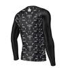 DIYUME Mens Free Hugs Grapplers Uniform Compression Baselayer for Coach Students,Black M view 2