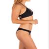 Women's Standard Solid Moderate Bikini Bottom view 4