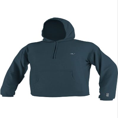 O'Neill Mens Hybrid Long Sleeve Sun Hoodie, UPF 50+ Sun Protection, Rash Prevention for Surfing and All Water Activities, Cadet Blue, Medium
