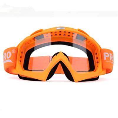 Competitive Single-Layer Windproof And Fog-Proof Transparent High-Listed Skiing Soggles For Outdoor Sports Equipment (Green)