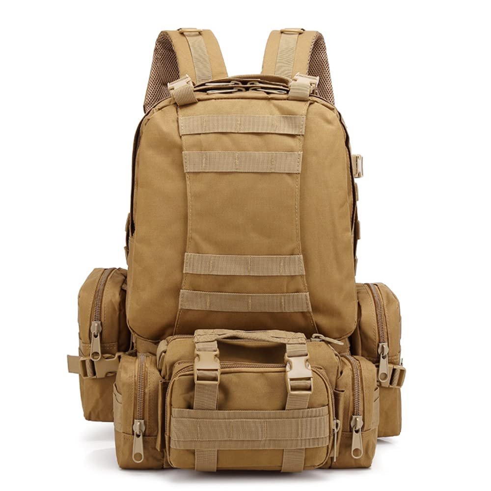 ZOYEOSIK Tactical Backpack MOLLE Rucksacks Detachable Assault Pack Bug Out Bag