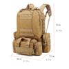 ZOYEOSIK Tactical Backpack MOLLE Rucksacks Detachable Assault Pack Bug Out Bag view 2