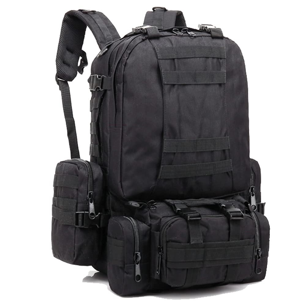 ZOYEOSIK Tactical Backpack MOLLE Rucksacks Detachable Assault Pack Bug Out Bag