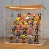 LANSCOERY LED Lighted Acrylic Display Case, 5 Tier Display Box for Collectibles and Action Figures, Clear Dustproof Organizer with Wooden Base  11.8x11x11.8inch view 1