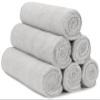 S&T INC. Microfiber Gym Towels, Yoga Towel for Home and Gym Bag, 16 Inch x 27 Inch, 6 Pack view 1