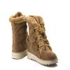 Bcshiye Women's Mid Calf Winter Snow Boots Faux Fur Warm Outdoor Walking Non Slip Casual Flat Lace-up Ankle Booties view 1