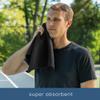 S&T INC. Microfiber Gym Towels, Yoga Towel for Home and Gym Bag, 16 Inch x 27 Inch, 6 Pack view 2