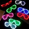 25 Packs LED Glasses 5 Neon Colors glow in the dark party supplies Favor for Kids Adult Glow sticks Light Up Glasses fit Holiday Birthday Valentine's Day and Halloween Party Supplies Cosplay Christmas view 2