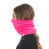 100% Merino Wool - Midweight Neck Gaiter - Skiing Neck Warmer - Winter Face Mask - Multipurpose Headwear - Blaze Pink - Moisture Wicking Neck Wear view 4