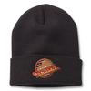 AMERICAN NEEDLE Officially Licensed NHL Hockey Team Logo Cuffed Beanie Knit Hat (Vancouver Canucks-Black) view 1