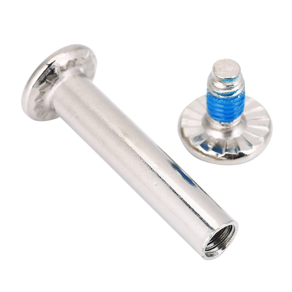 Inline Skate Replacement Skating Screws Fittings Skates Wheel Axles Hardware Skating Screws, 10pcs Inline Skating Screw, for Inline Skating Wheels Boys(Inner Length 31mm)