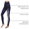 Zubaz Women's NFL New England Patriots Navy Blue/RED CAMO Lines Legging W/Leg Text Medium view 3