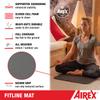 AIREX Fitline 200 Premium Exercise Mat - Home Workout Mat for Rehabilitation, Strength Training, Water Aerobics, Exercise, Fitness, Home Workouts 79" x 31.5", Slate Grey, Without Hanging Grommets view 2