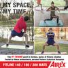 AIREX Fitline 200 Premium Exercise Mat - Home Workout Mat for Rehabilitation, Strength Training, Water Aerobics, Exercise, Fitness, Home Workouts 79" x 31.5", Slate Grey, Without Hanging Grommets view 4