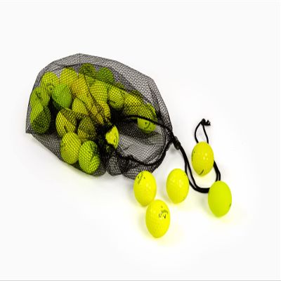 Clean Green Golf Balls Recycled & Used Callaway Golf Balls - 24 Colored, Yellow - Good Condition - Great for Women & Men - Bulk