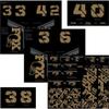 FOX Racing Shox Fork & Shock Decal Kit Kashima, One Size view 1
