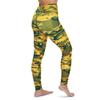 Zubaz Women's NFL Green Bay Packers Green/Gold CAMO Lines Legging W/Leg Text XS view 2