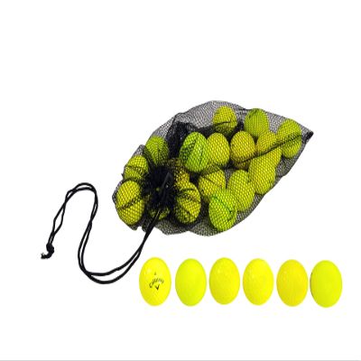 Clean Green Golf Balls Recycled Used 12 Colored Golf Balls for Callaway Golf Balls Yellow - Good Condition