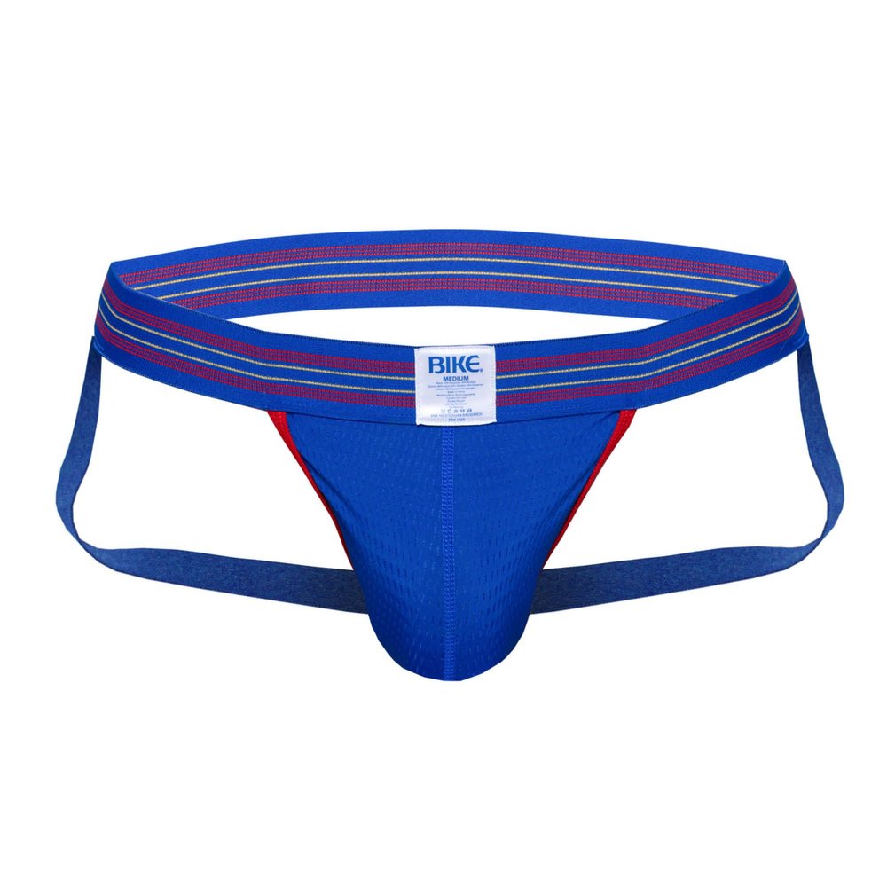 Bike Athletic Mesh Jockstrap | Breathable Mesh Pouch for Sweat Control | Durable Elastic Waistband for Superior Comfort and Fit | Iconic Since 1874 | Perfect for Athletics and Fashion Royal Blue