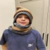 Bundle Up Beanie Set - Unisex Youth Hat and Neck Warmer - Khaki/Gray view 2