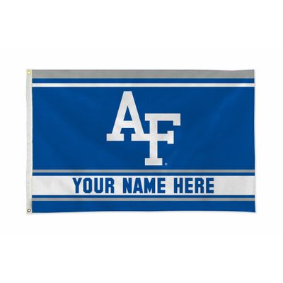Rico Industries NCAA Air Force Academy Falcons - AF Standard Personalized - Custom 3' x 5' Banner Flag - Made in The USA - Indoor or Outdoor Dcor