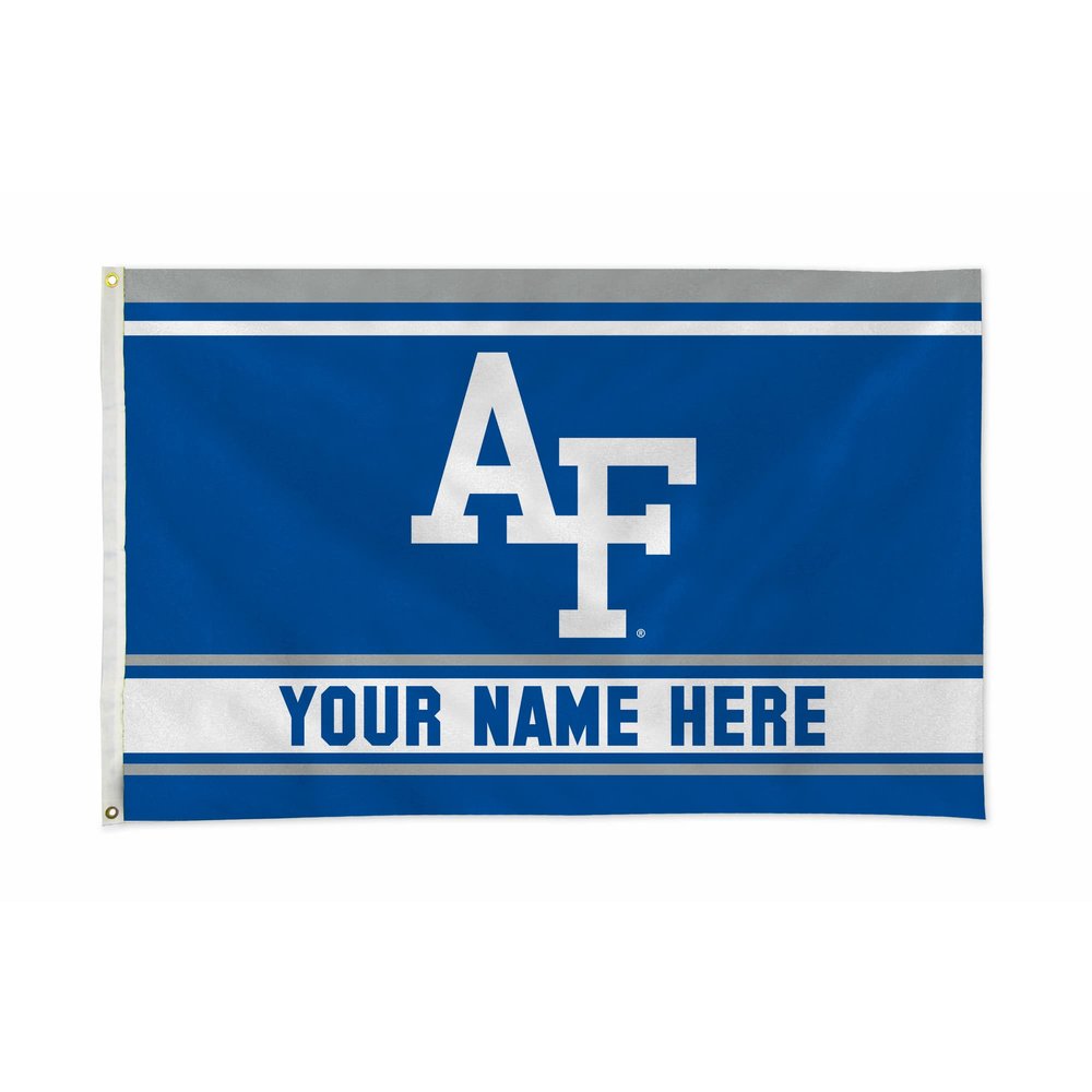 Rico Industries NCAA Air Force Academy Falcons - AF Standard Personalized - Custom 3' x 5' Banner Flag - Made in The USA - Indoor or Outdoor Dcor