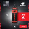 PROLAST 4Ft XL 135Lb Heavy Punching Kicking Bag for Adults, Boxing, MMA, Martial Arts, Muay Thai, Strength Training Equipment, Filled, Special Edition Rhino Logo, Special Edition, Red and Black view 4
