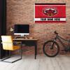 Rico Industries NCAA Jacksonville State Gamecocks Personalized - Custom 3' x 5' Banner Flag - Made in The USA - Indoor or Outdoor Dcor view 2