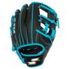 SSK Z7 Specialist Infield Baseball Glove  11.5 - 11.75 - 12  12.25  Right & Left Hand Throw (11.5" - Right Hand Throw, Black/Electric Blue - I Web) view 2