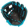 SSK Z7 Specialist Infield Baseball Glove  11.5 - 11.75 - 12  12.25  Right & Left Hand Throw (11.5" - Right Hand Throw, Black/Electric Blue - I Web) view 3