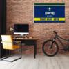 Rico Industries NCAA North Carolina-Wilmington Seahawks Personalized - Custom 3' x 5' Banner Flag - Made in The USA - Indoor or Outdoor Dcor view 2
