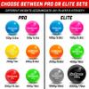 GoSports Plyometric Weighted Balls for Baseball & Softball Training 6 Pack - Variable Weight Balls to Improve Power and Mechanics - Pro Set view 2