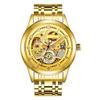 SHATONG Mens Automatic Machinery Skeleton Watches with Stainless Steel Band Fashion Luminous Analog Wrist Watch for Men view 1