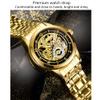 SHATONG Mens Automatic Machinery Skeleton Watches with Stainless Steel Band Fashion Luminous Analog Wrist Watch for Men view 4