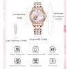 SHATONG Women's Luminous Analog Waterproof Automatic Skeleton Mechanical Watch Business Casual Luxury Wrist Watch for Women view 3