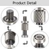 waltyotur Golf Cart Input Shaft Kit with 21 Tooth 1.5 Inch Diameter Gear Replacement for EZGO Electric 1988-1990 & 1994-Up view 3