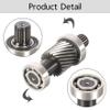 waltyotur Golf Cart Input Shaft Kit with 21 Tooth 1.5 Inch Diameter Gear Replacement for EZGO Electric 1988-1990 & 1994-Up view 4
